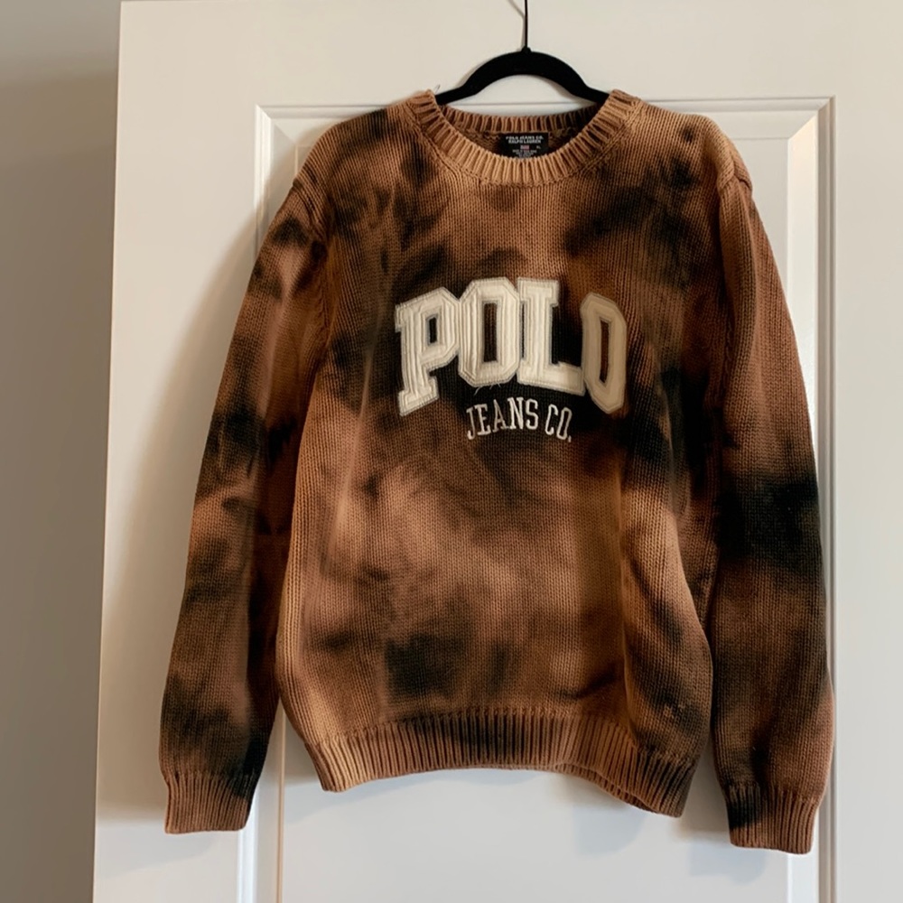 Vintage bleach dyed sweater